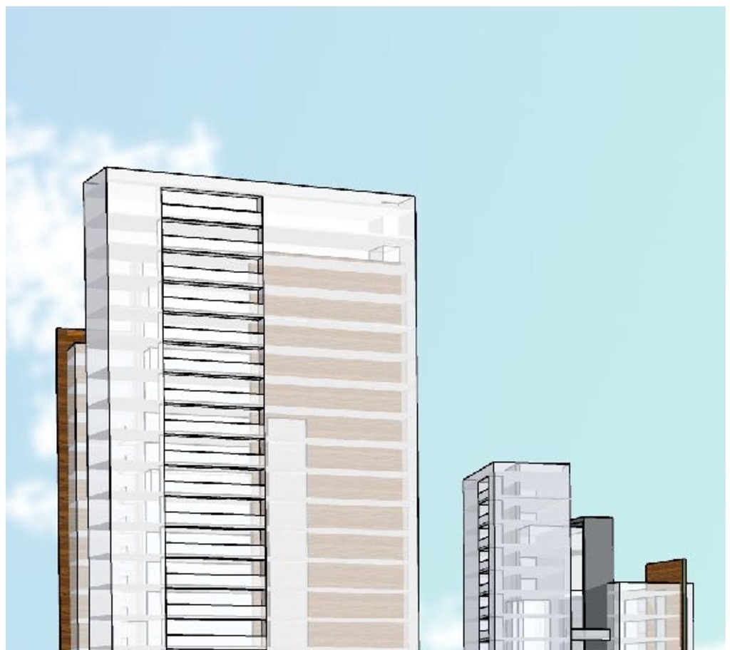 Rendering of building from page 11 of the file '2022-12-02 - Drawings and Design Studies - D01-01-22-0004'
