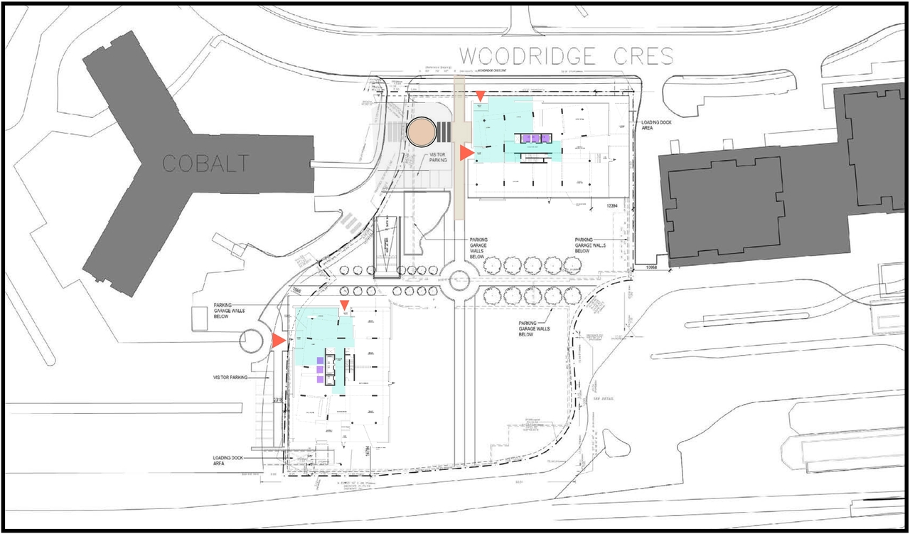 Construction site plan for project from page 11 of the file '2022-12-02 - Drawings and Design Studies - D01-01-22-0004'