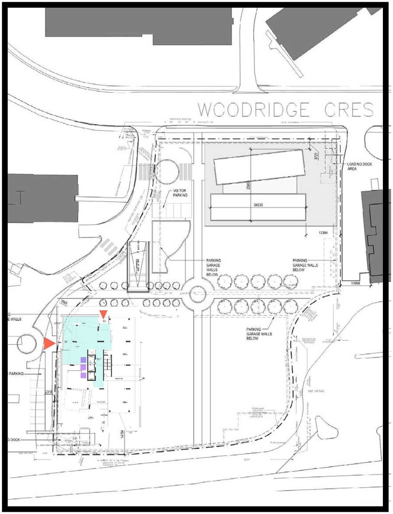 Construction site plan for project from page 13 of the file '2022-12-02 - Drawings and Design Studies - D01-01-22-0004'