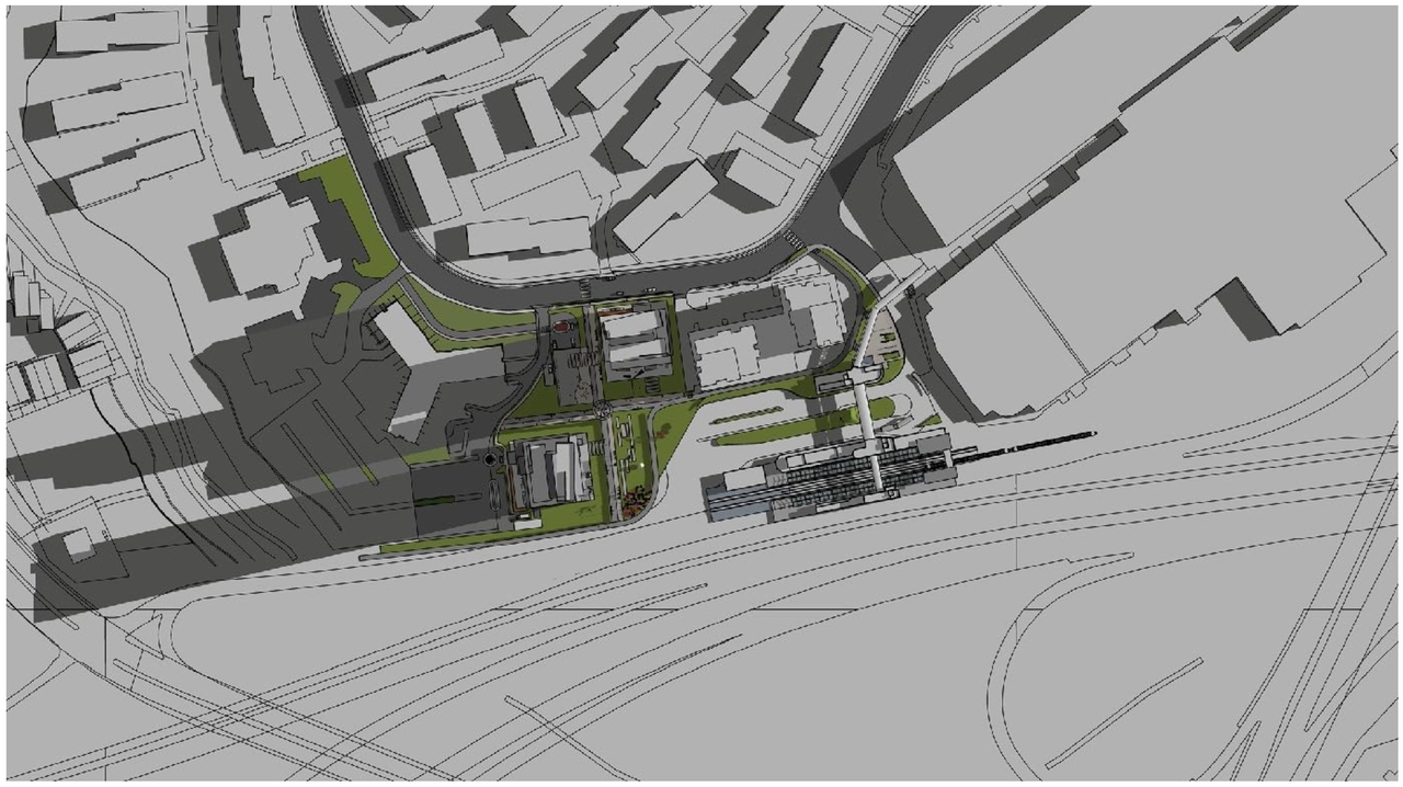 Construction site plan for project from page 39 of the file '2022-12-02 - Drawings and Design Studies - D01-01-22-0004'