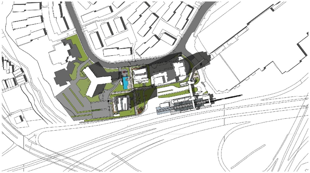 Construction site plan for project from page 41 of the file '2022-12-02 - Drawings and Design Studies - D01-01-22-0004'