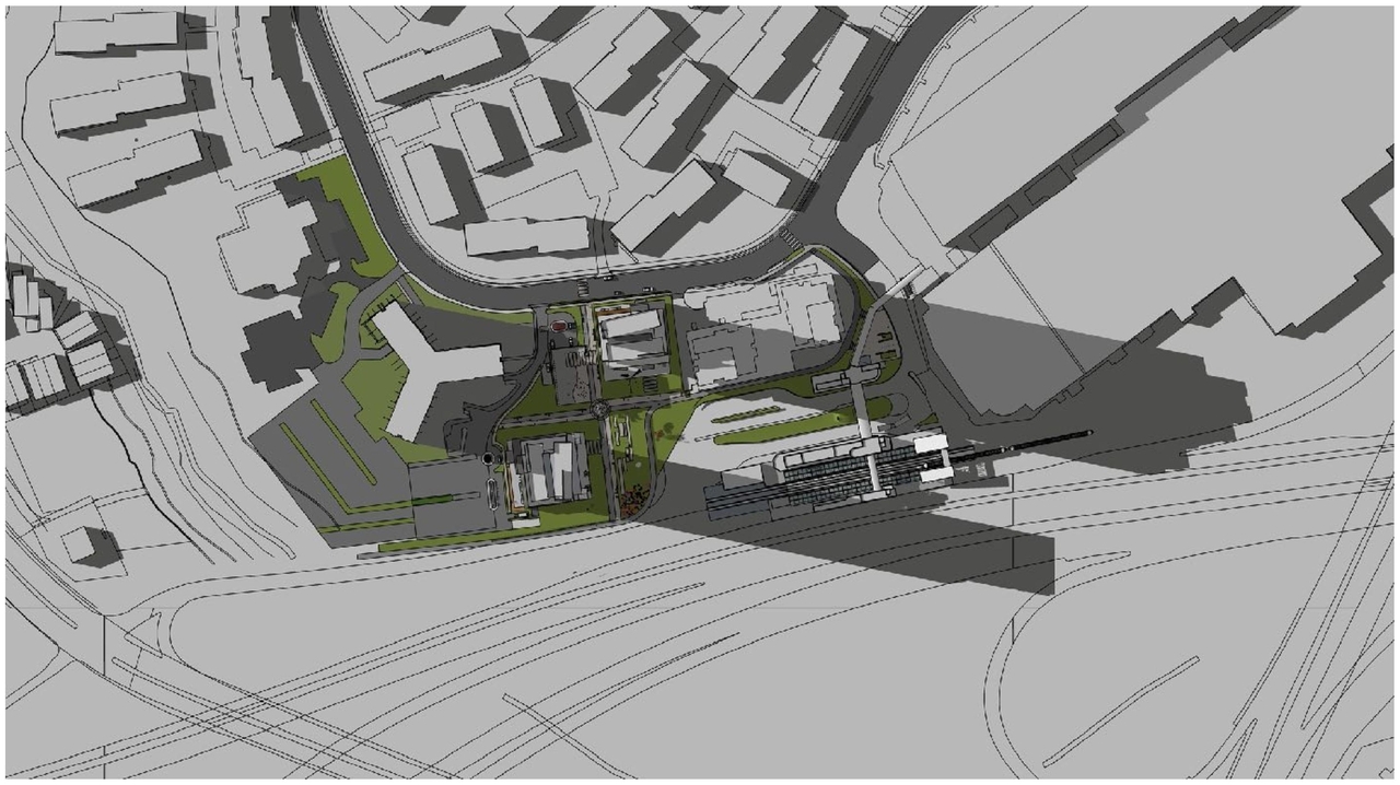 Construction site plan for project from page 42 of the file '2022-12-02 - Drawings and Design Studies - D01-01-22-0004'