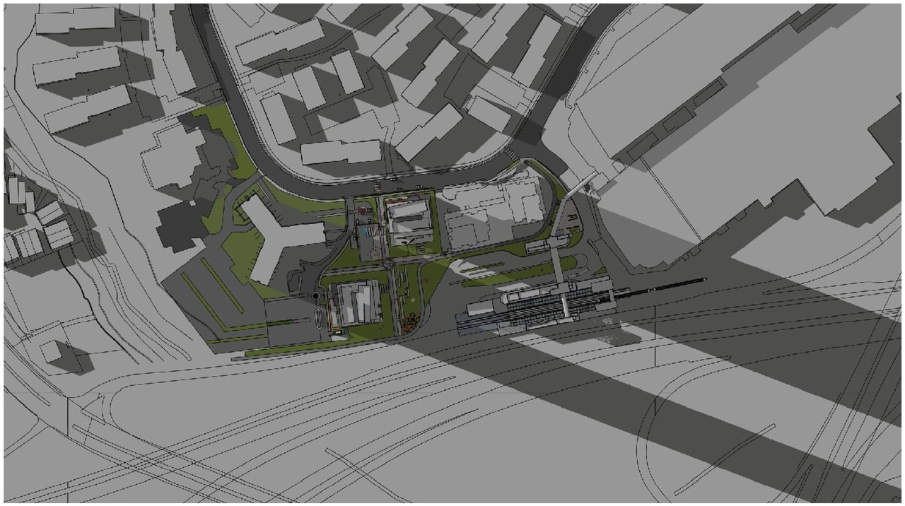 Construction site plan for project from page 42 of the file '2022-12-02 - Drawings and Design Studies - D01-01-22-0004'