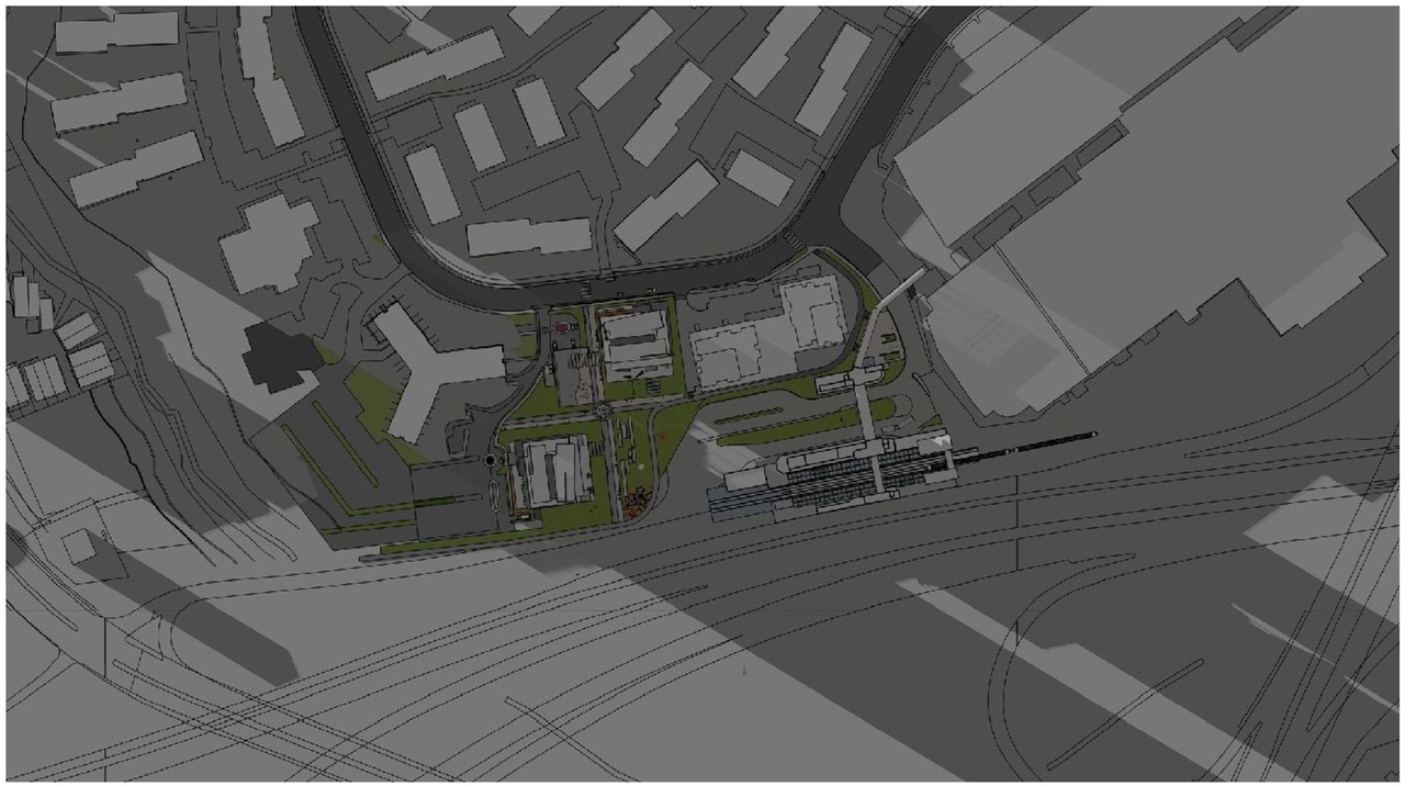 Construction site plan for project from page 42 of the file '2022-12-02 - Drawings and Design Studies - D01-01-22-0004'