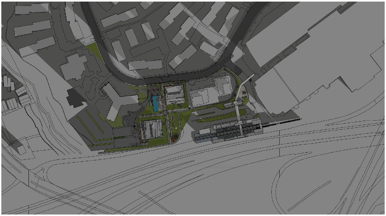 Construction site plan for project from page 43 of the file '2022-12-02 - Drawings and Design Studies - D01-01-22-0004'