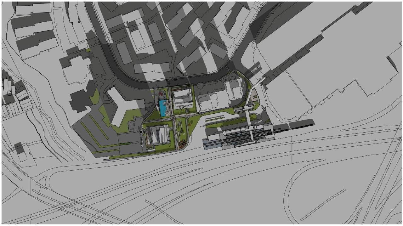 Construction site plan for project from page 43 of the file '2022-12-02 - Drawings and Design Studies - D01-01-22-0004'
