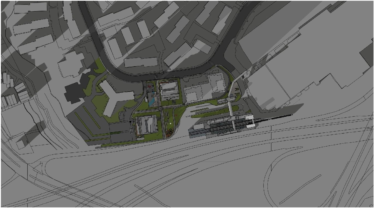 Construction site plan for project from page 45 of the file '2022-12-02 - Drawings and Design Studies - D01-01-22-0004'