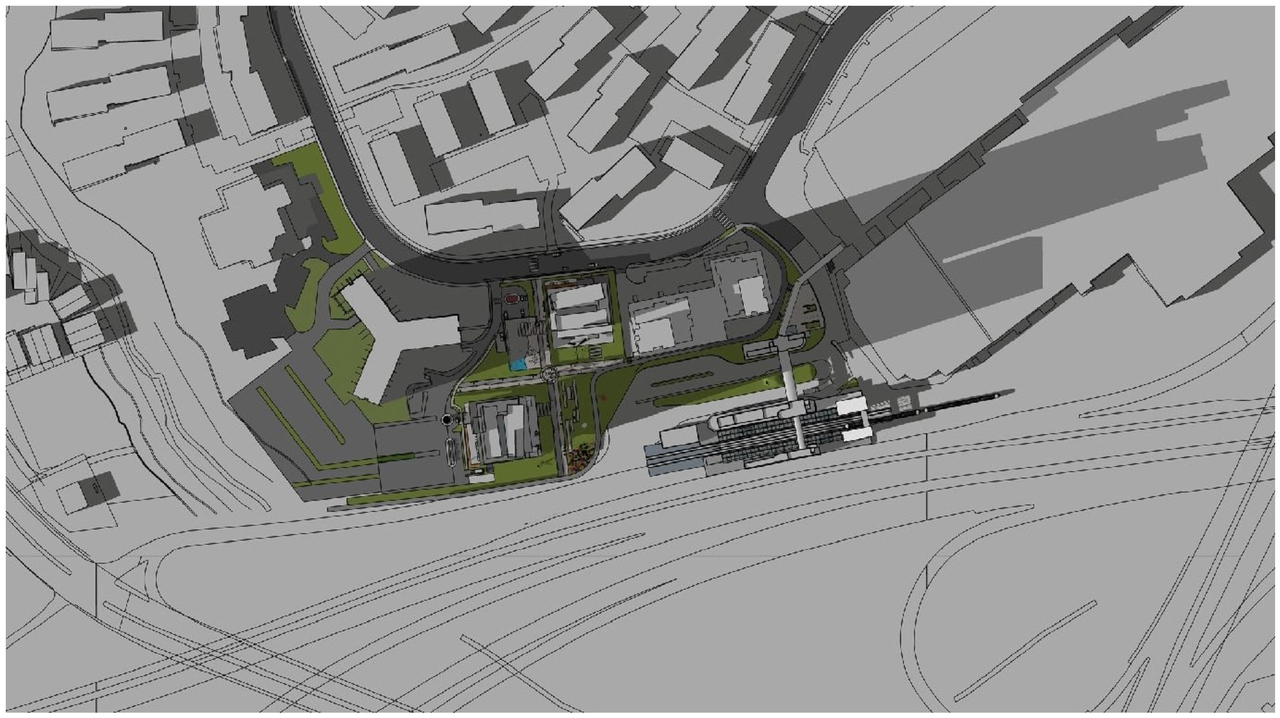 Construction site plan for project from page 48 of the file '2022-12-02 - Drawings and Design Studies - D01-01-22-0004'
