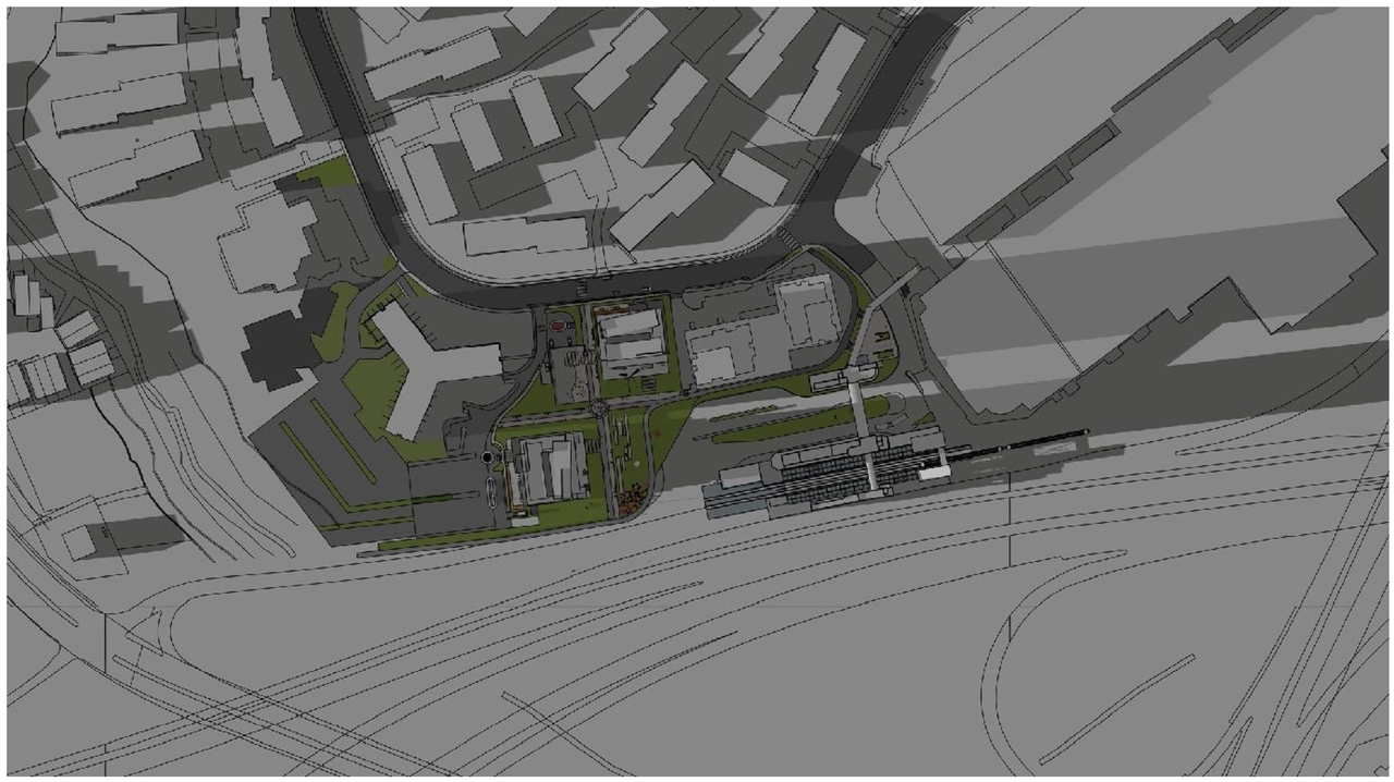 Construction site plan for project from page 48 of the file '2022-12-02 - Drawings and Design Studies - D01-01-22-0004'