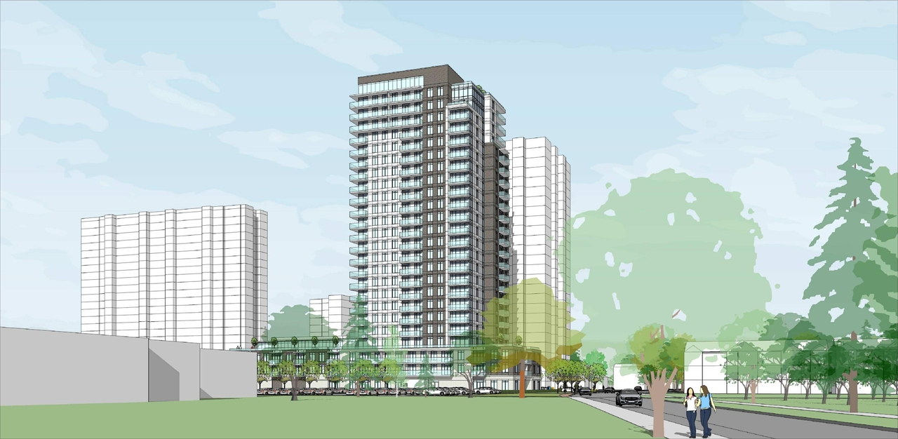 Rendering of building from page 1 of the file '2023-06-27 - Perspectives - D01-01-22-0012'