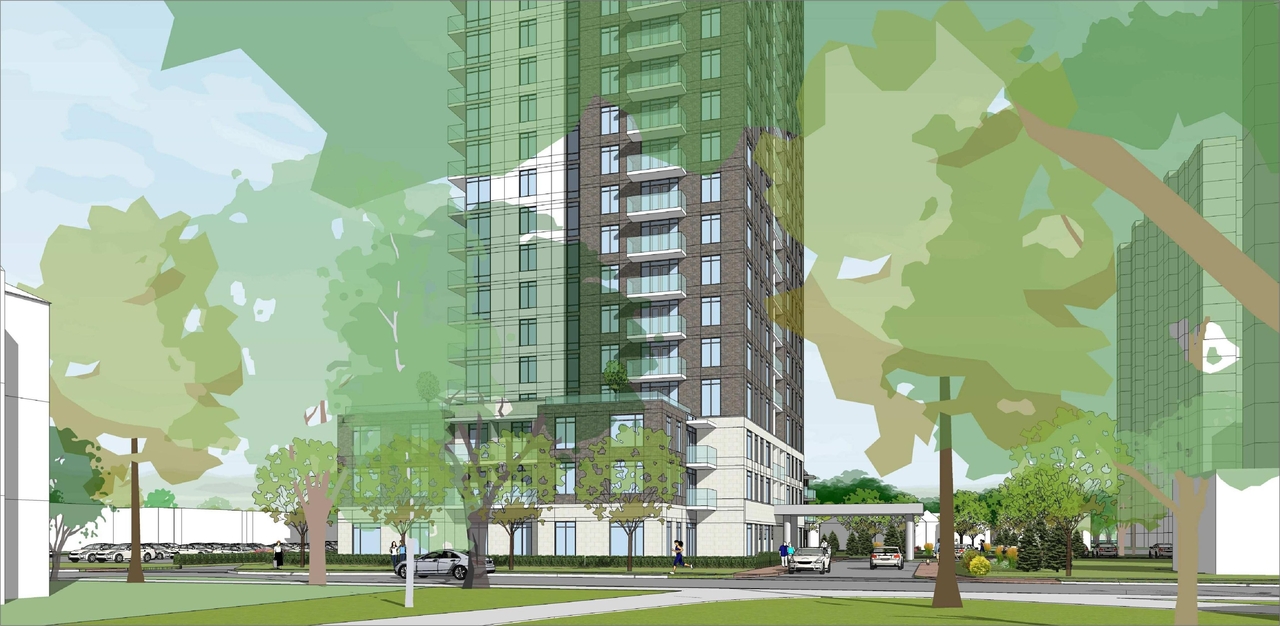 Rendering of building from page 2 of the file '2023-06-27 - Perspectives - D01-01-22-0012'