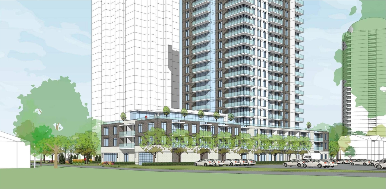 Rendering of building from page 2 of the file '2023-06-27 - Perspectives - D01-01-22-0012'