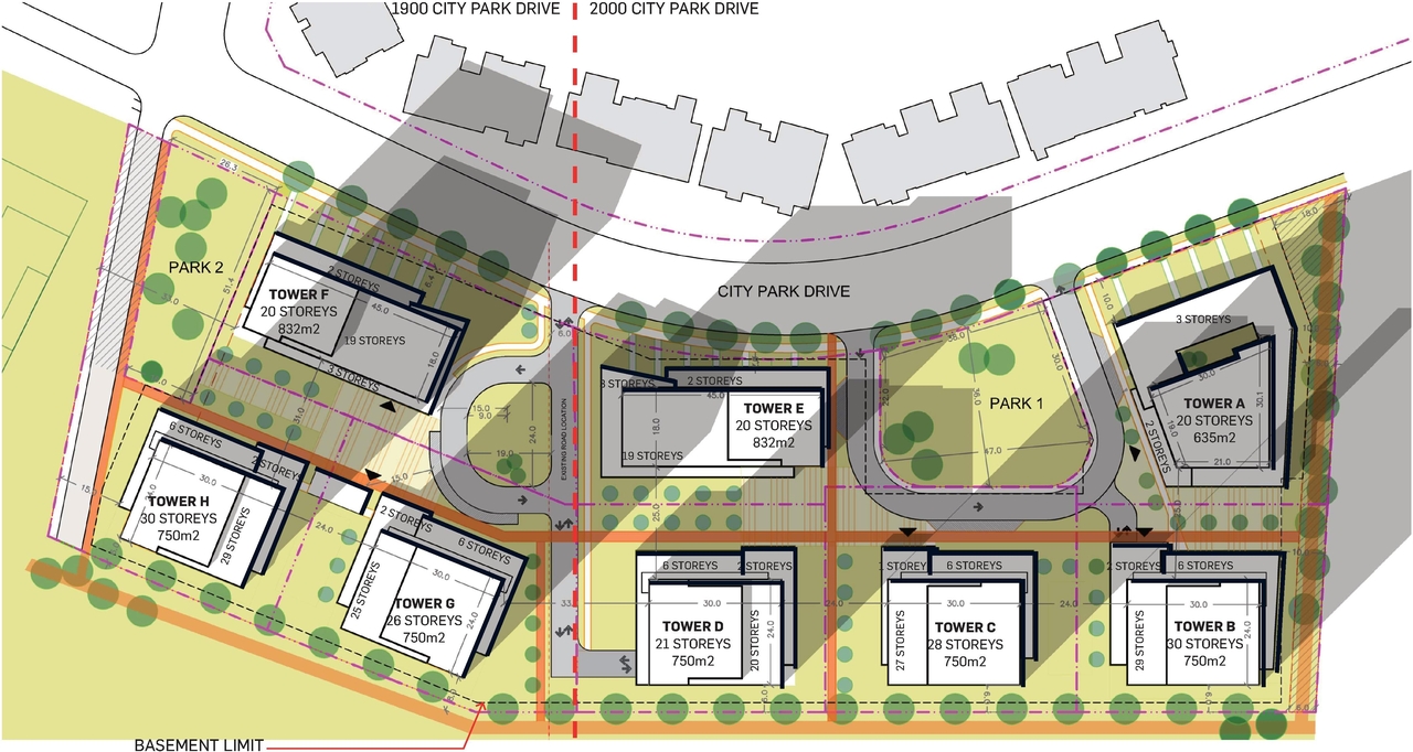 Construction site plan for project from page 28 of the file '2023-11-24 - Design Brief - D01-01-23-0005'