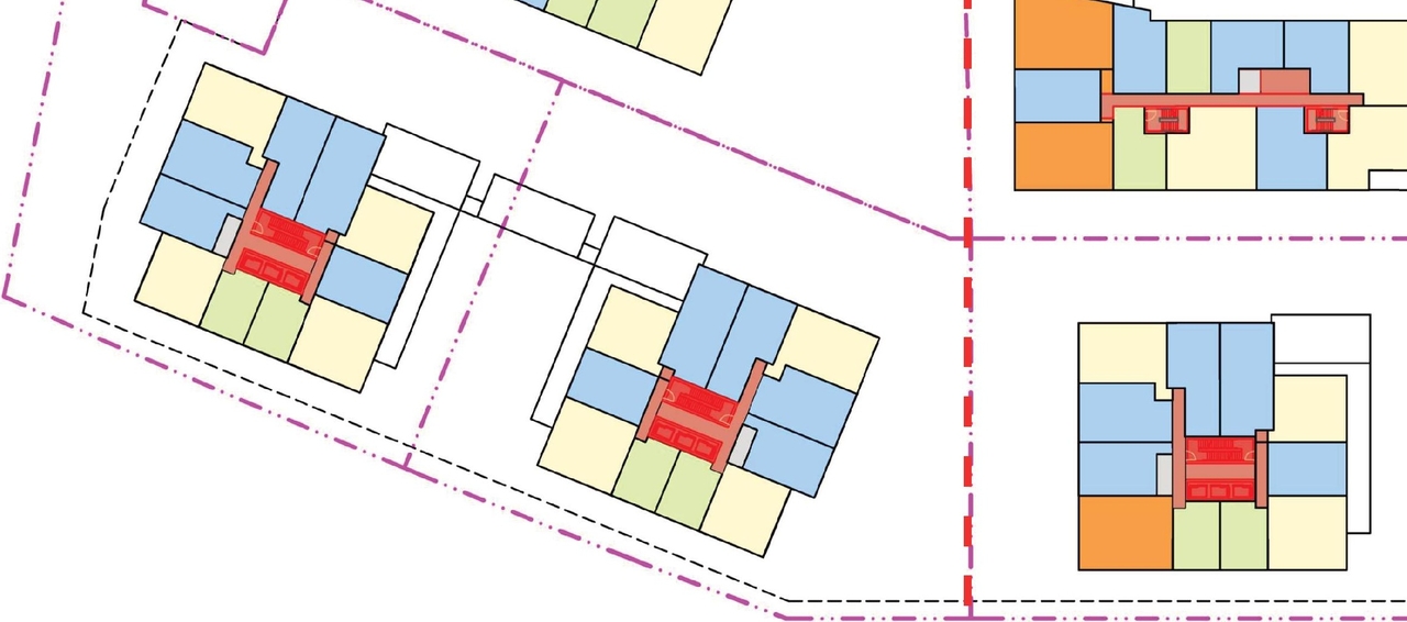 Construction site plan for project from page 33 of the file '2023-11-24 - Design Brief - D01-01-23-0005'