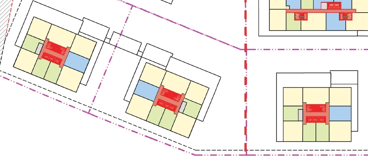 Construction site plan for project from page 34 of the file '2023-11-24 - Design Brief - D01-01-23-0005'