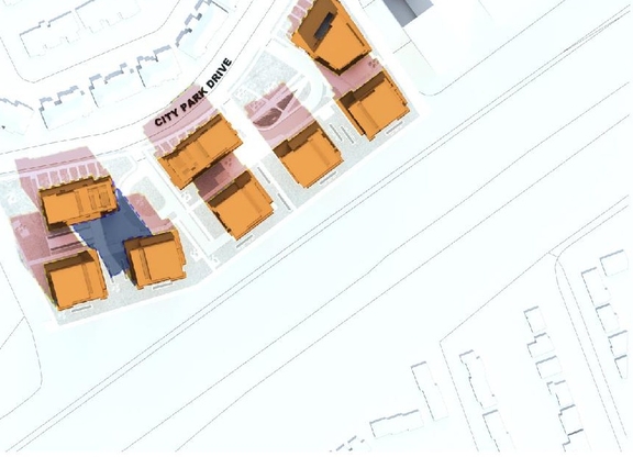 Construction site plan for project from page 53 of the file '2023-11-24 - Design Brief - D01-01-23-0005'