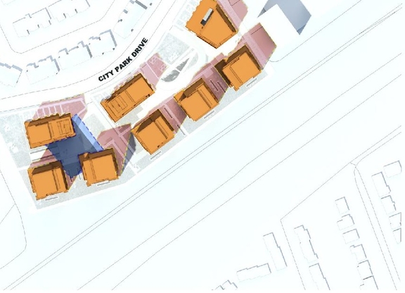Construction site plan for project from page 54 of the file '2023-11-24 - Design Brief - D01-01-23-0005'