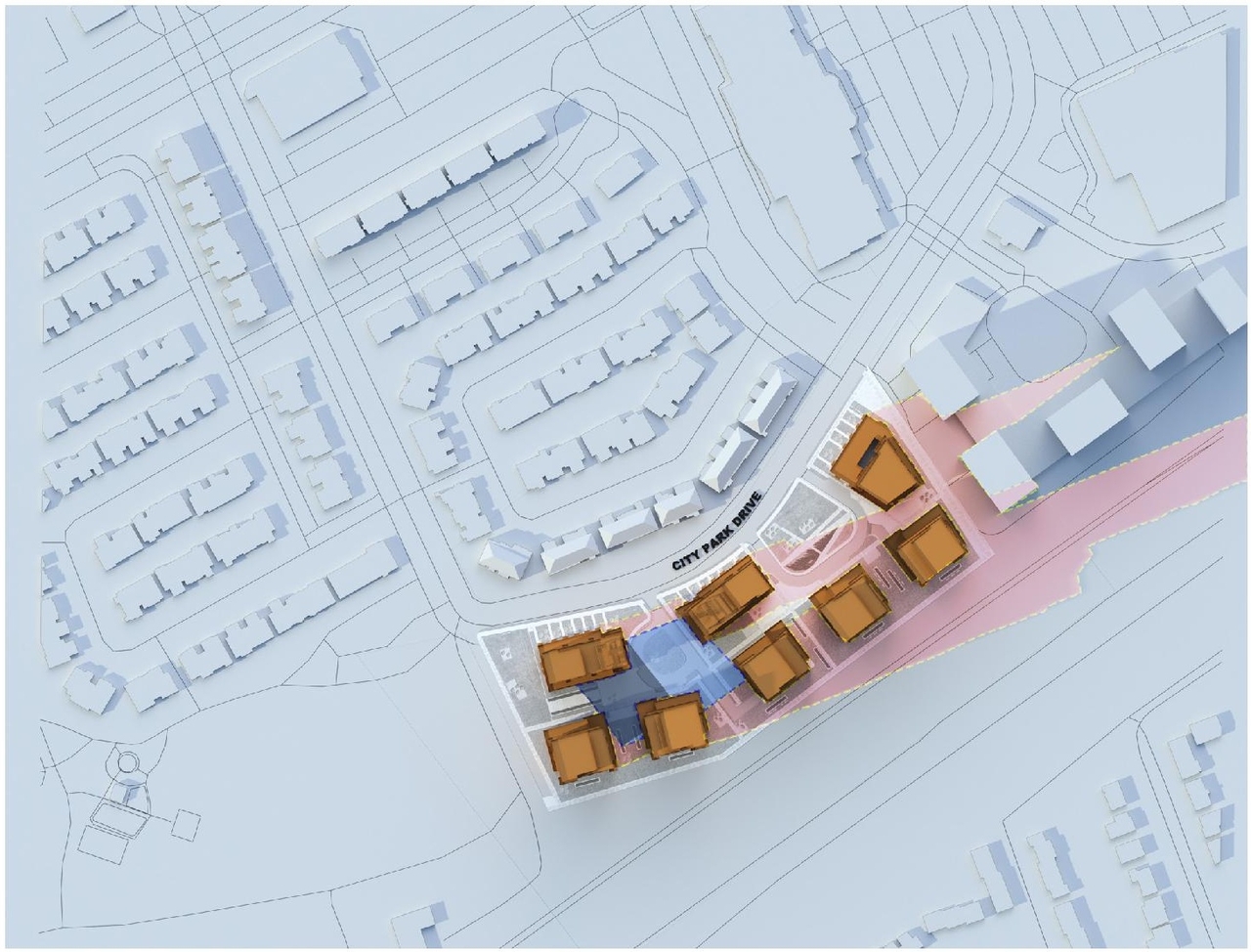 Construction site plan for project from page 57 of the file '2023-11-24 - Design Brief - D01-01-23-0005'
