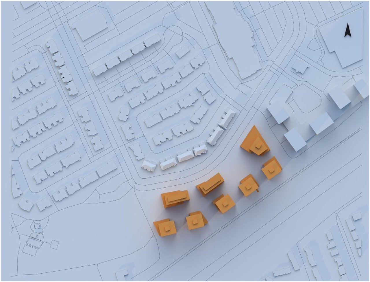 Construction site plan for project from page 34 of the file '2023-06-20 - City Park revised design brief - D01-01-23-0005'