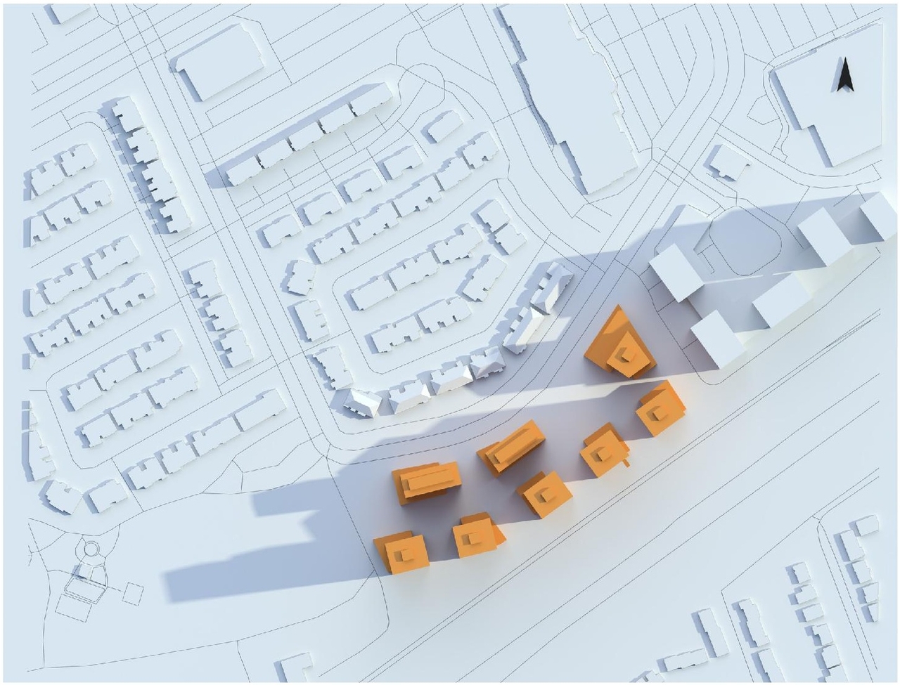 Construction site plan for project from page 35 of the file '2023-06-20 - City Park revised design brief - D01-01-23-0005'