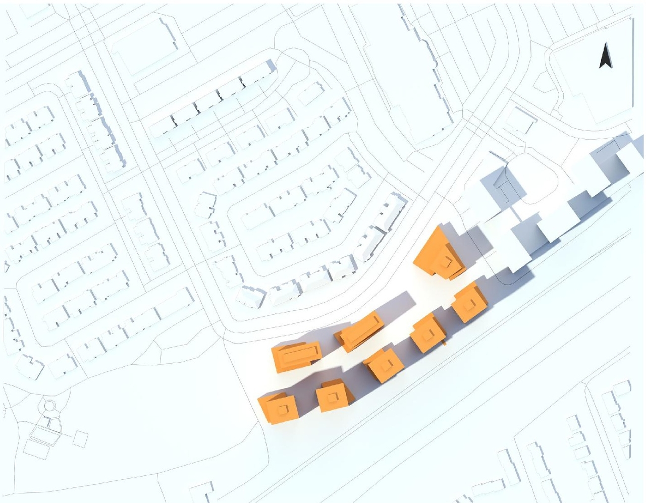 Construction site plan for project from page 36 of the file '2023-06-20 - City Park revised design brief - D01-01-23-0005'
