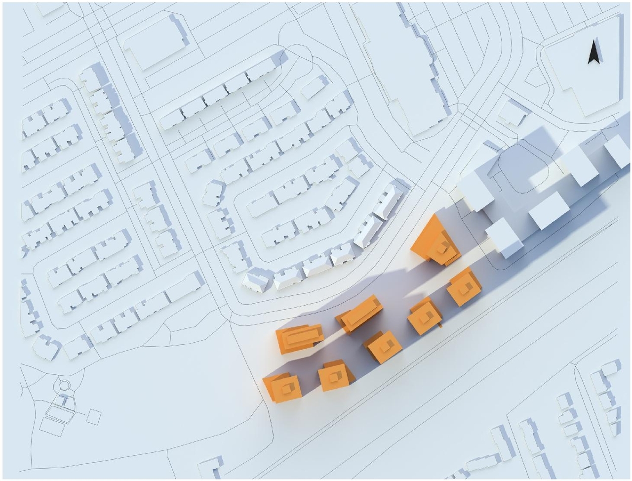 Construction site plan for project from page 39 of the file '2023-06-20 - City Park revised design brief - D01-01-23-0005'