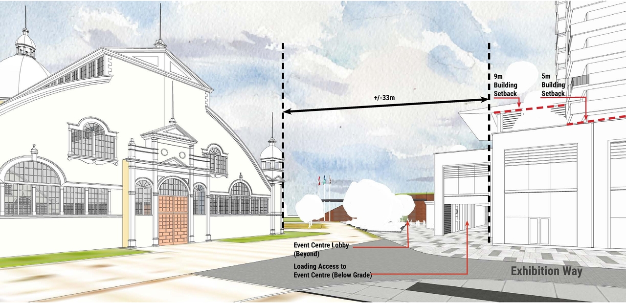 Rendering of building from page 29 of the file '2023-10-06 - UDRP Package (Review 2 of 2) - D01-01-23-0009, D02-02-23-0047'