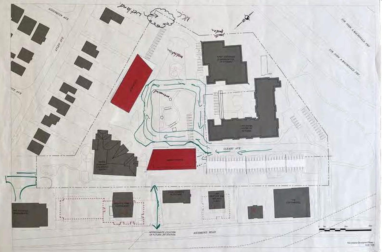 Construction site plan for project from page 52 of the file '2024-06-21 - Design Brief - D01-01-23-0014'