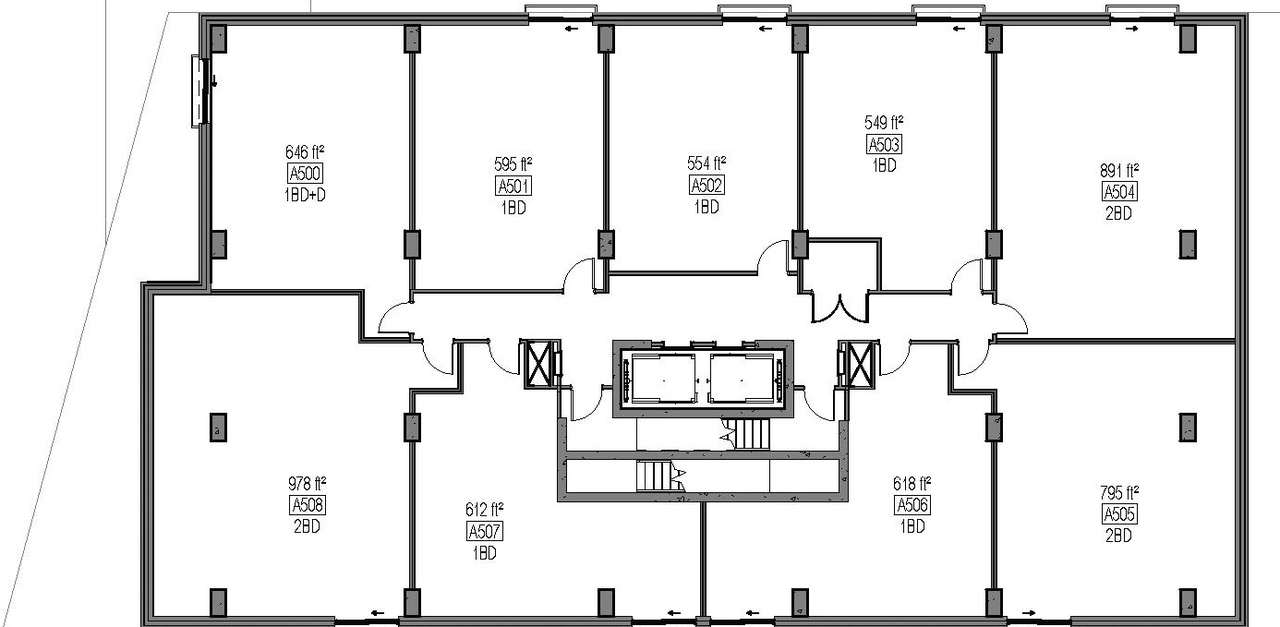 Floor plan for project from page 84 of the file '2024-06-21 - Design Brief - D01-01-23-0014'