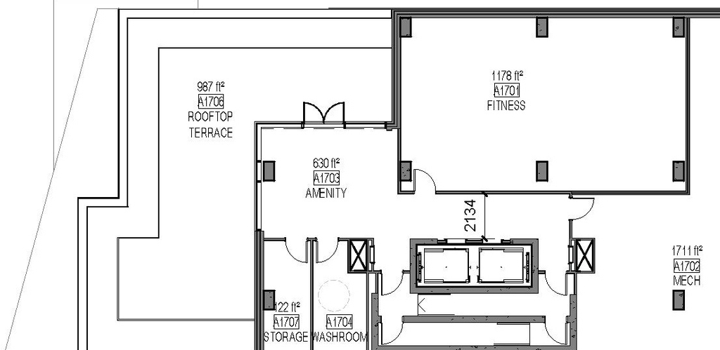Floor plan for project from page 89 of the file '2024-06-21 - Design Brief - D01-01-23-0014'