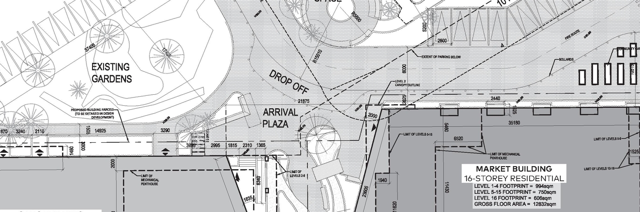 Construction site plan for project from page 47 of the file '2023-11-24 - Design Brief - D01-01-23-0014'