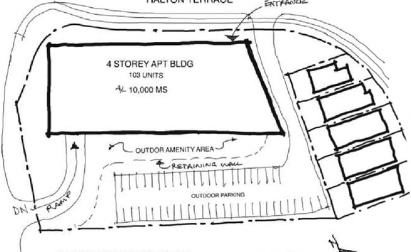 Construction site plan for project from page 35 of the file '2024-05-03 - Urban Design Brief - D01-01-24-0006'