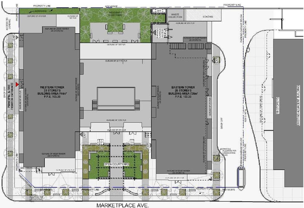 Floor plan for project from page 22 of the file '2024-06-19 - Design Brief - D01-01-24-0014'