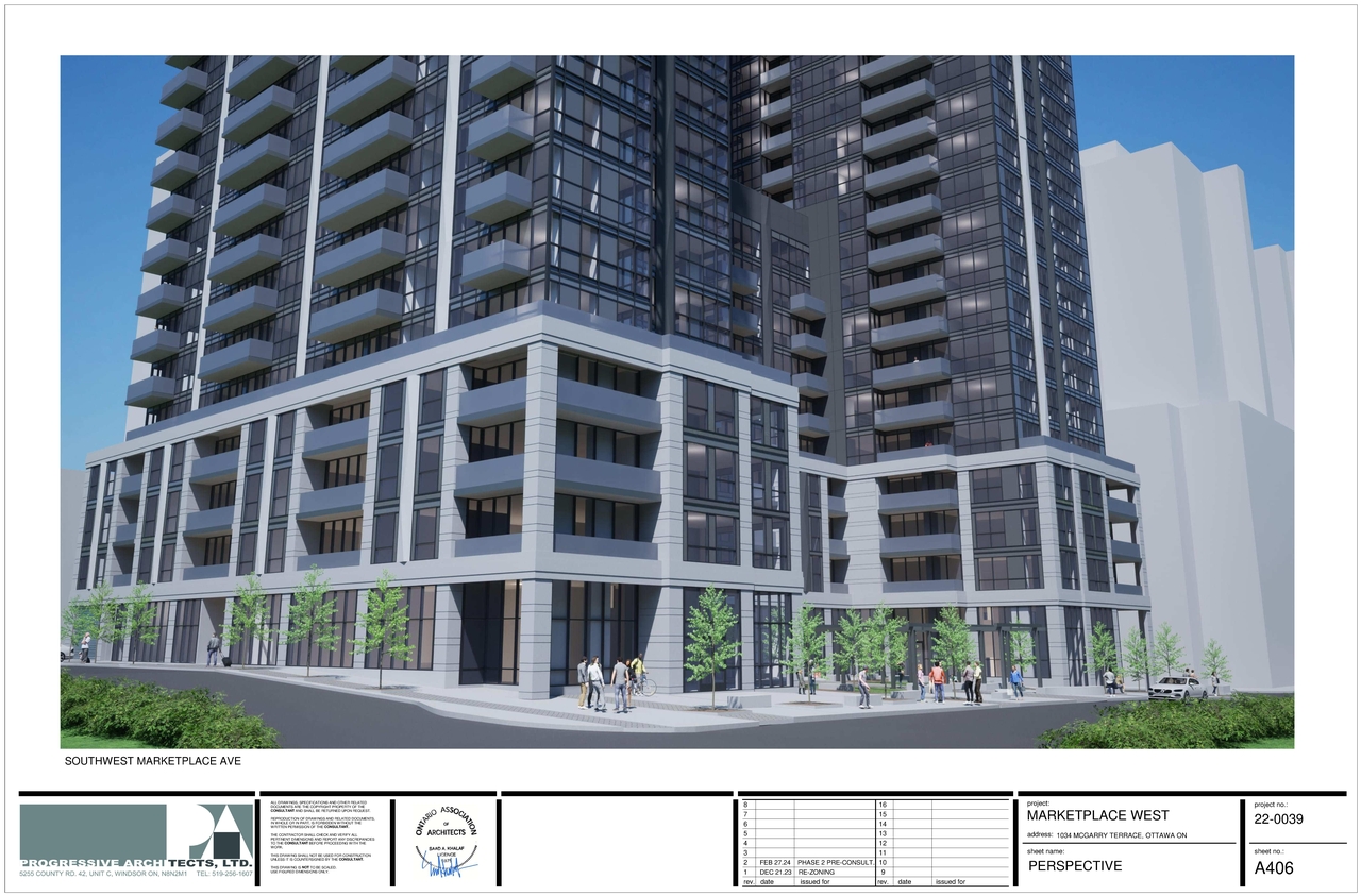 Rendering of building from page 2 of the file '2024-06-19 - Perspectives - D01-01-24-0014'