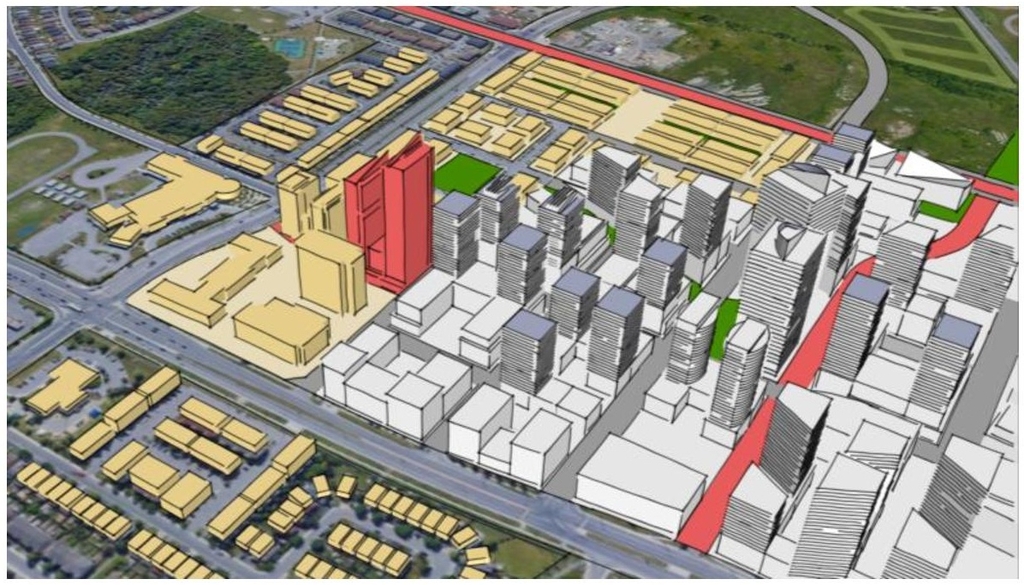 Construction site plan for project from page 19 of the file '2024-06-19 - Urban Design Review Panel Report - D01-01-24-0014'