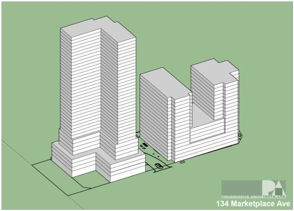 Rendering of building from page 22 of the file '2024-06-19 - Urban Design Review Panel Report - D01-01-24-0014'