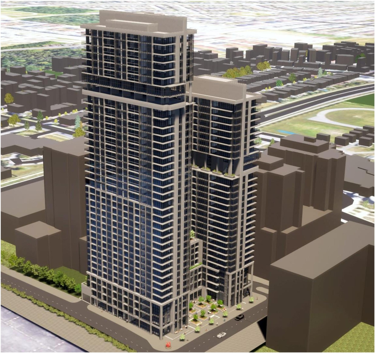 Rendering of building from page 22 of the file '2024-06-19 - Urban Design Review Panel Report - D01-01-24-0014'