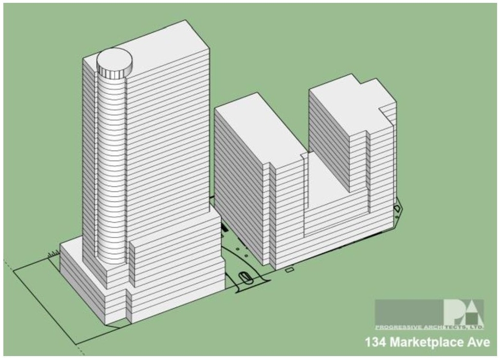 Rendering of building from page 22 of the file '2024-06-19 - Urban Design Review Panel Report - D01-01-24-0014'