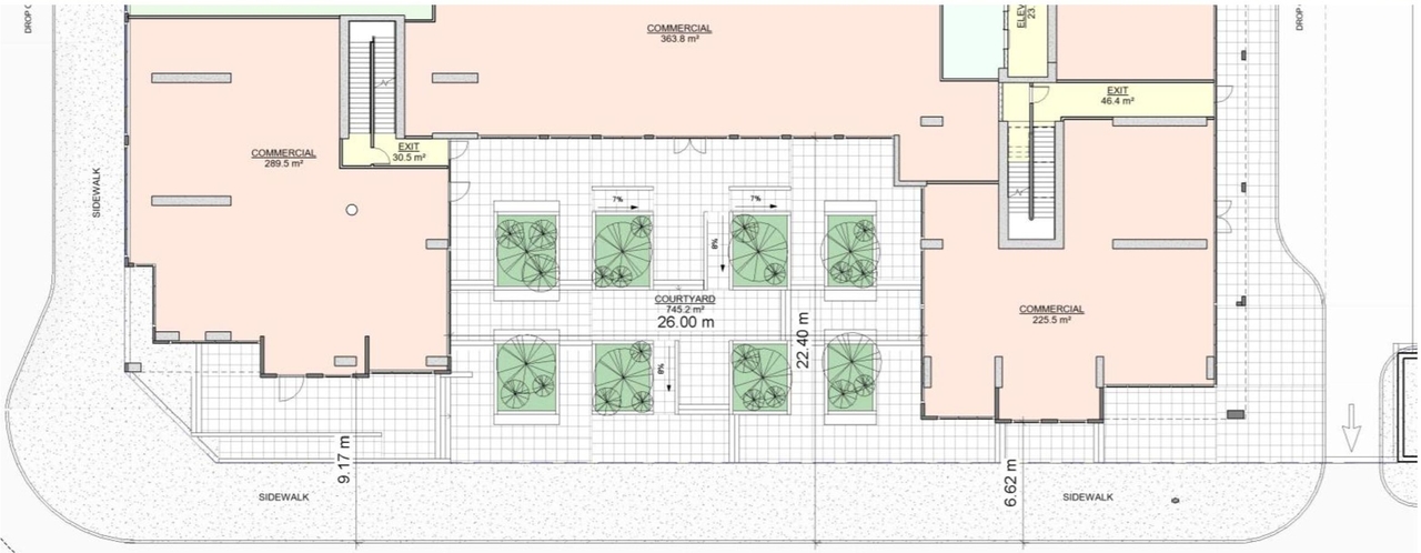 Floor plan for project from page 24 of the file '2024-06-19 - Urban Design Review Panel Report - D01-01-24-0014'