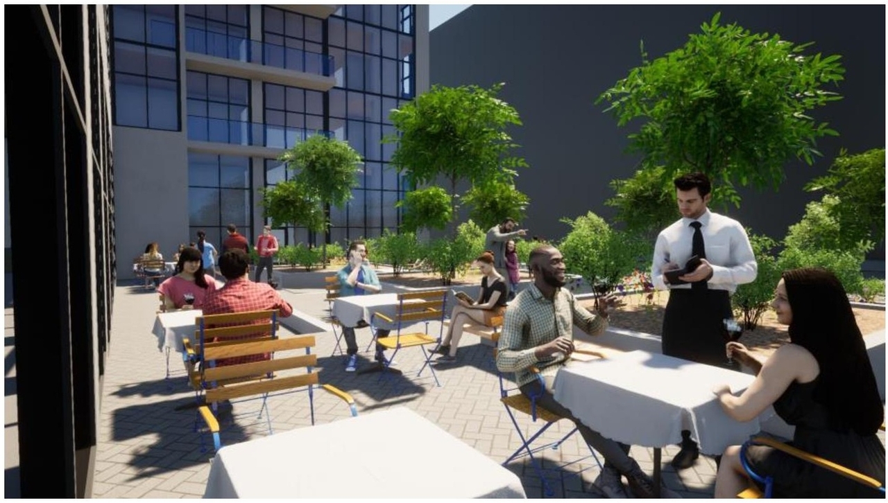 Rendering of building from page 24 of the file '2024-06-19 - Urban Design Review Panel Report - D01-01-24-0014'