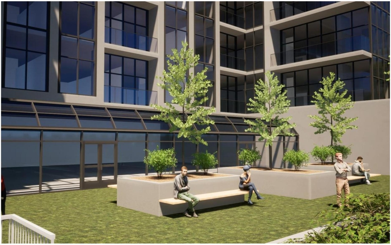 Rendering of building from page 26 of the file '2024-06-19 - Urban Design Review Panel Report - D01-01-24-0014'