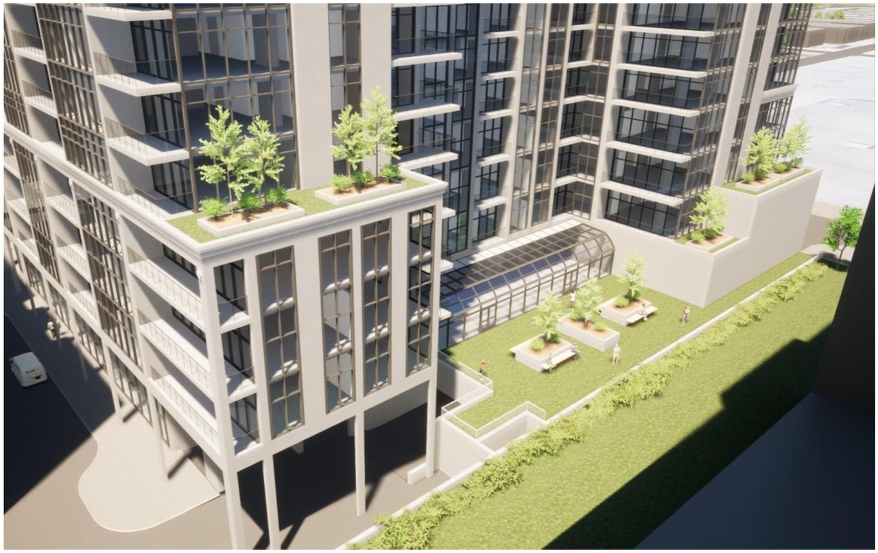 Rendering of building from page 26 of the file '2024-06-19 - Urban Design Review Panel Report - D01-01-24-0014'