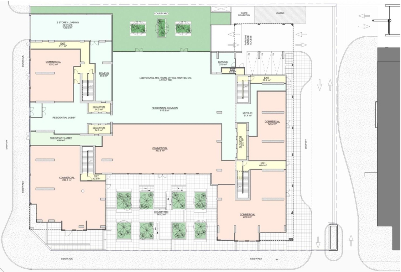 Floor plan for project from page 27 of the file '2024-06-19 - Urban Design Review Panel Report - D01-01-24-0014'