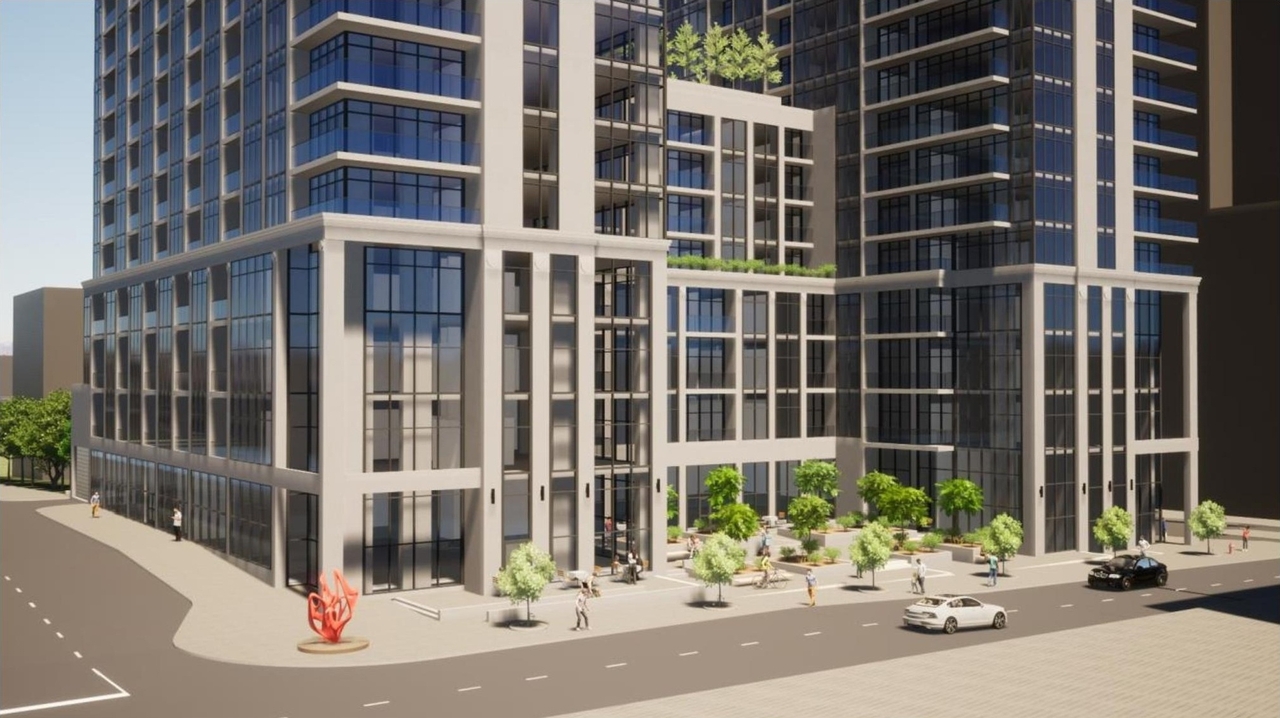 Rendering of building from page 28 of the file '2024-06-19 - Urban Design Review Panel Report - D01-01-24-0014'