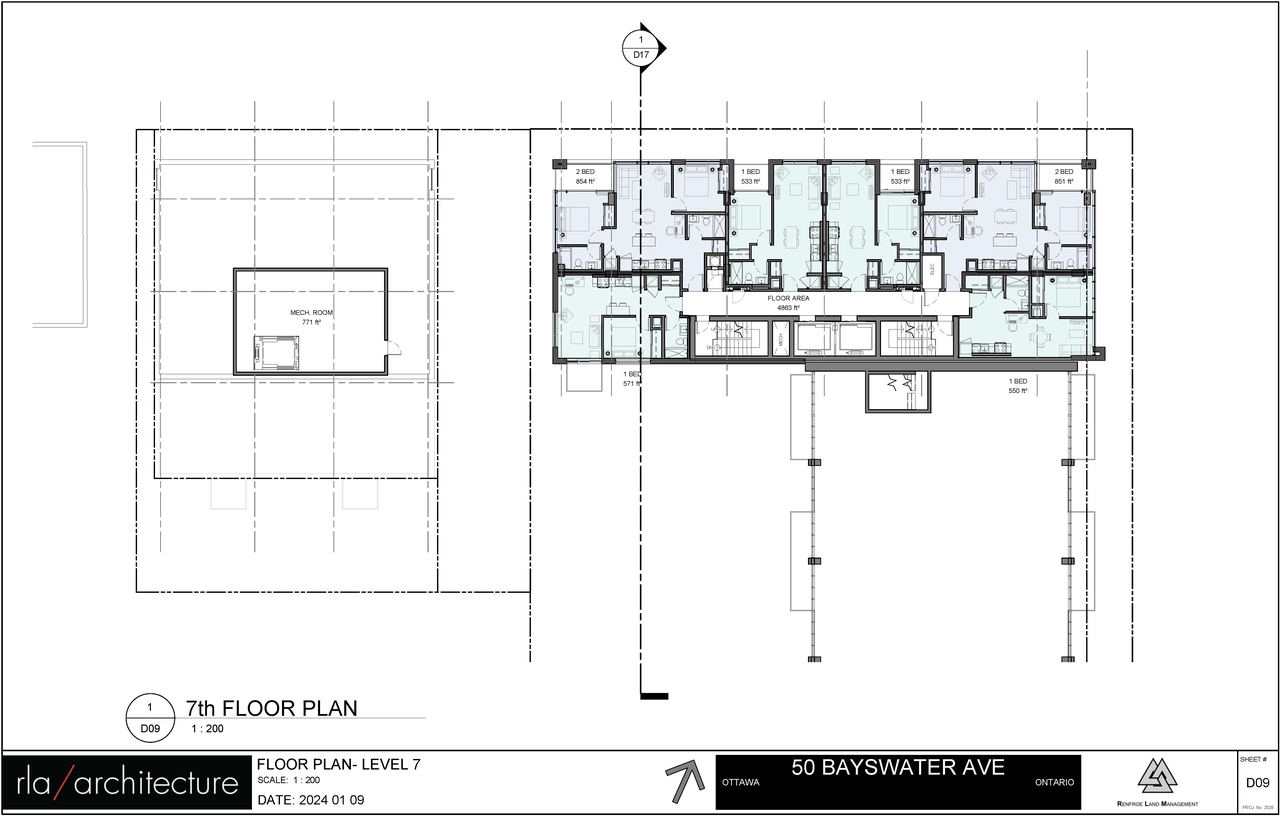 Floor plan for project from page 23 of the file '2024-08-09 - Urban Design Review Panel Report - D01-01-24-0016'