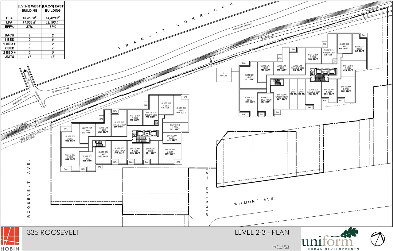 Construction site plan for project from page 6 of the file '2024-09-04 - Site and Floor Plans - D01-01-24-0018'