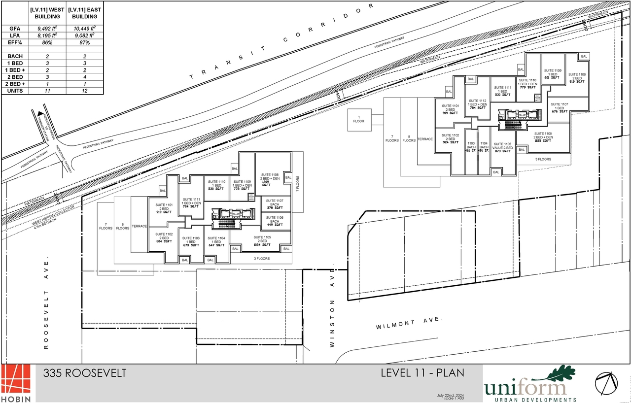 Construction site plan for project from page 10 of the file '2024-09-04 - Site and Floor Plans - D01-01-24-0018'