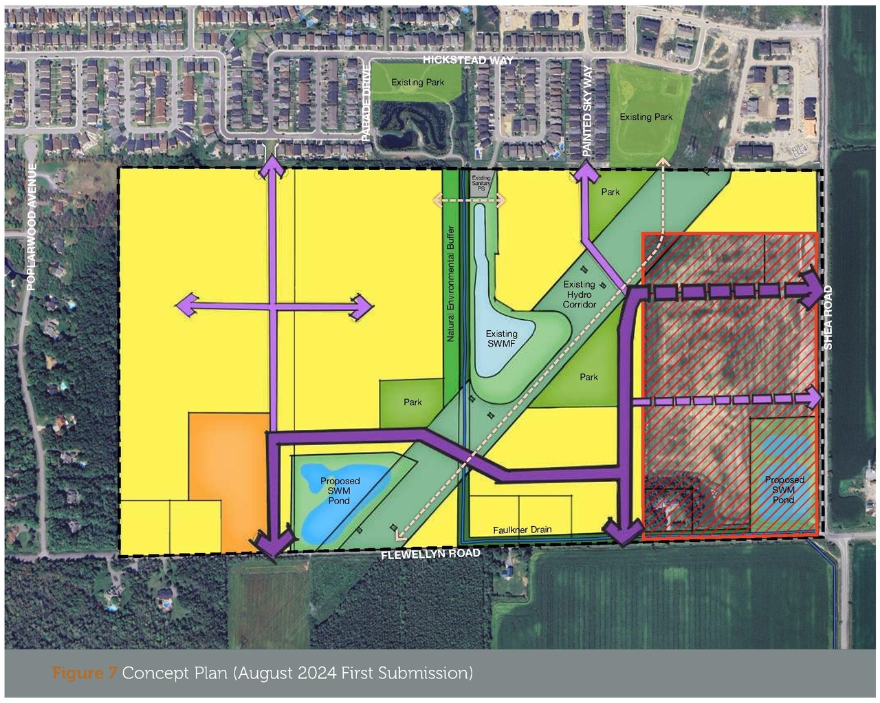 Construction site plan for project from page 12 of the file '2025-04-25 - South Urban Design Brief - D01-01-24-0024'