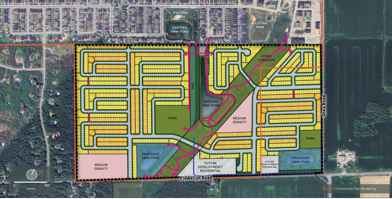 Construction site plan for project from page 15 of the file '2025-04-25 - South Urban Design Brief - D01-01-24-0024'