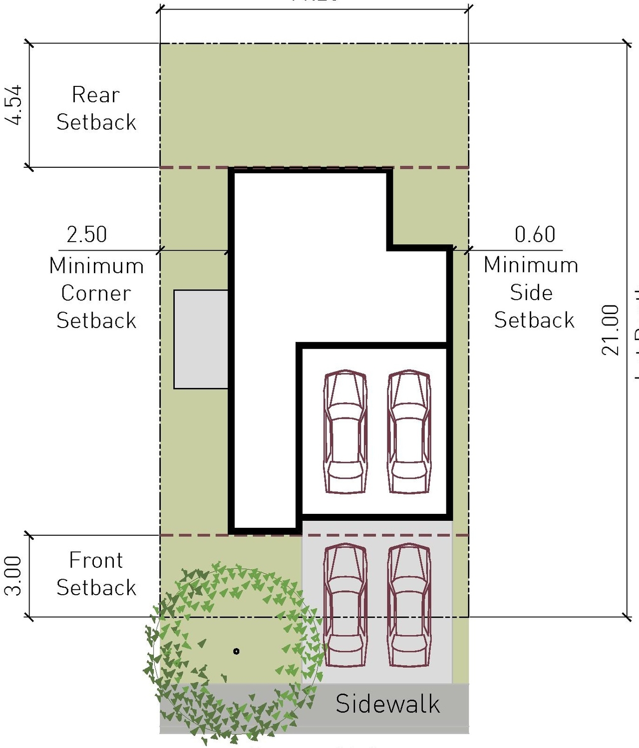 Floor plan for project from page 24 of the file '2025-04-25 - South Urban Design Brief - D01-01-24-0024'